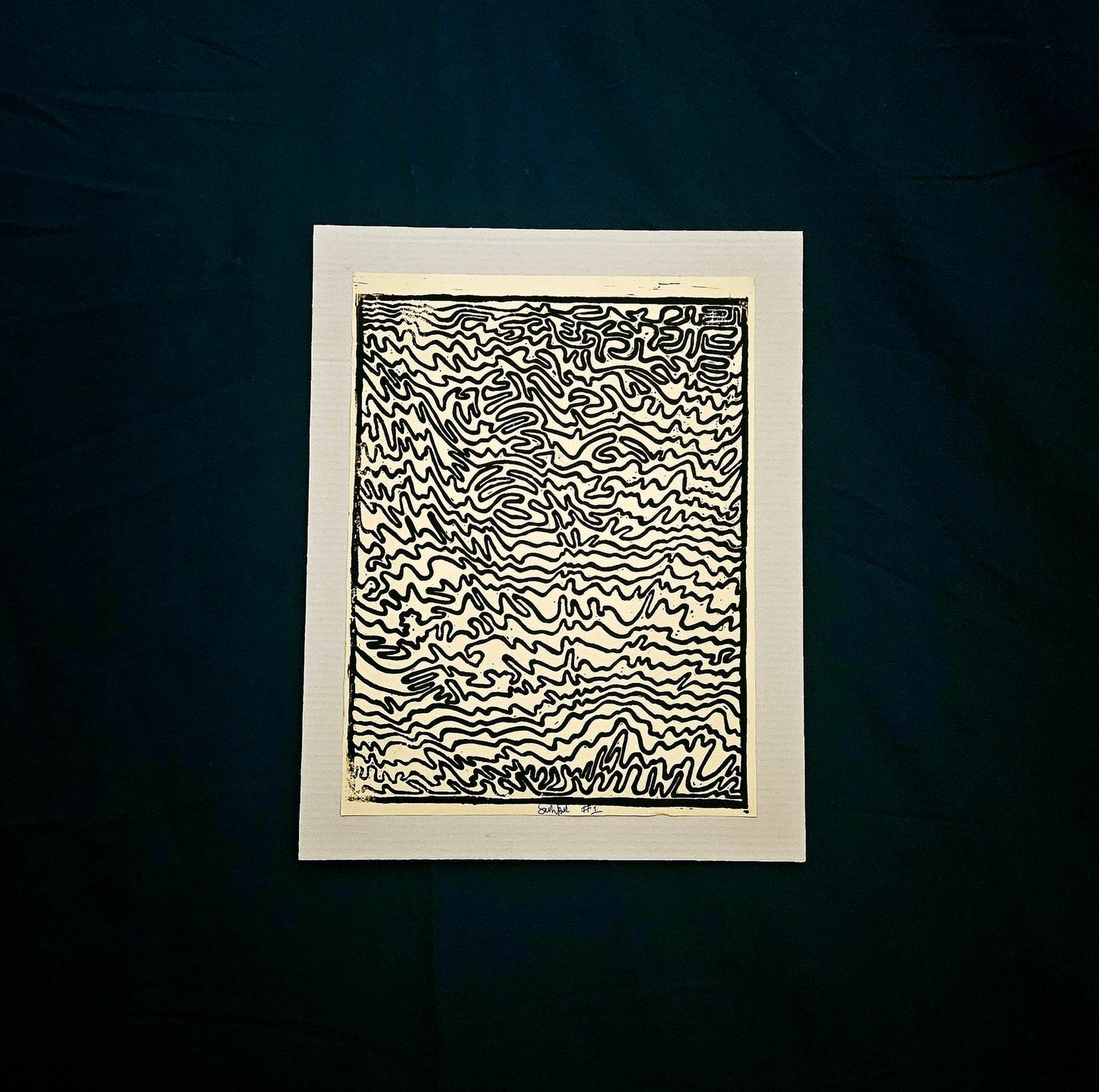 BARCODE STUDY - ABSTRACTED O'KEEFFE