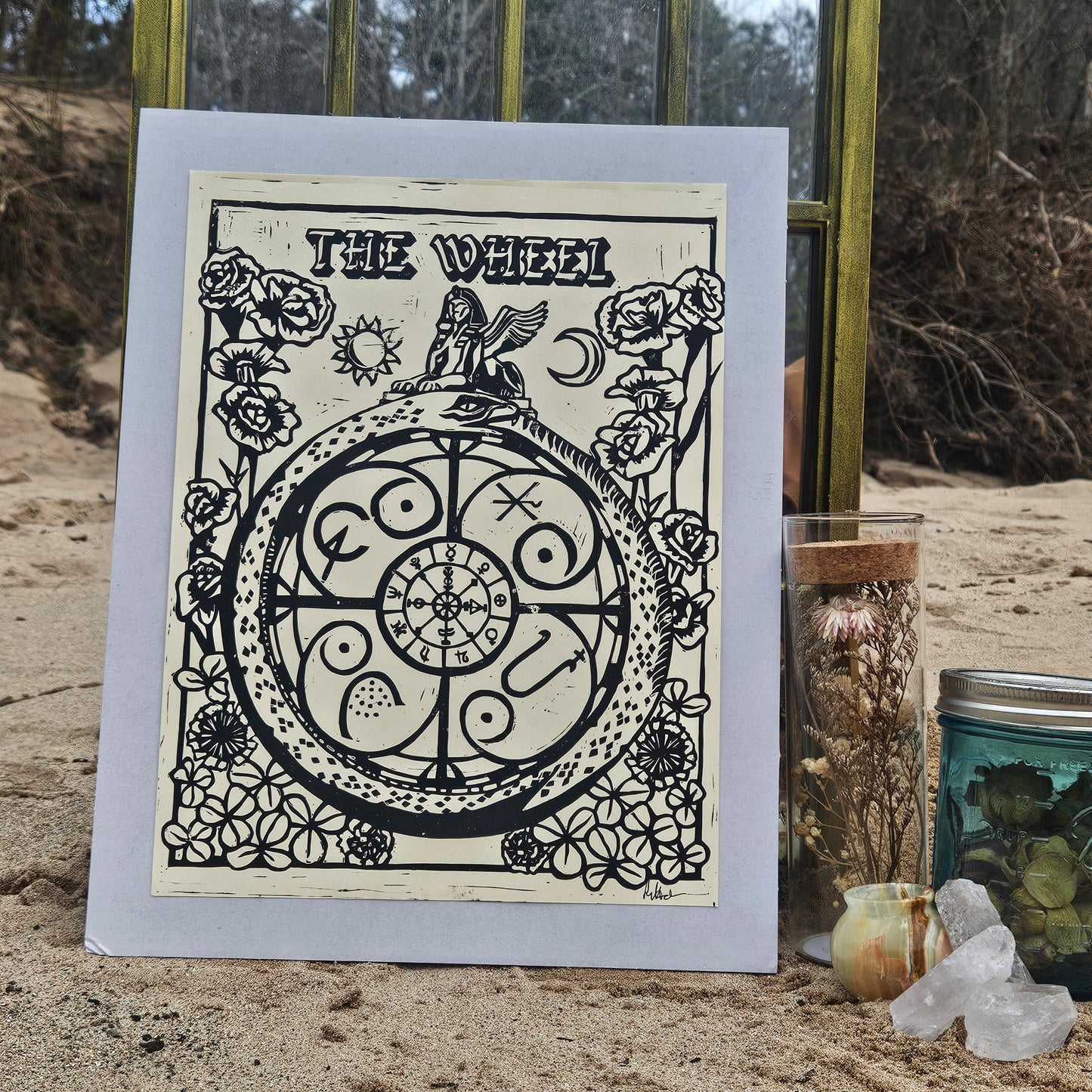 TAROT PRINT- The Wheel