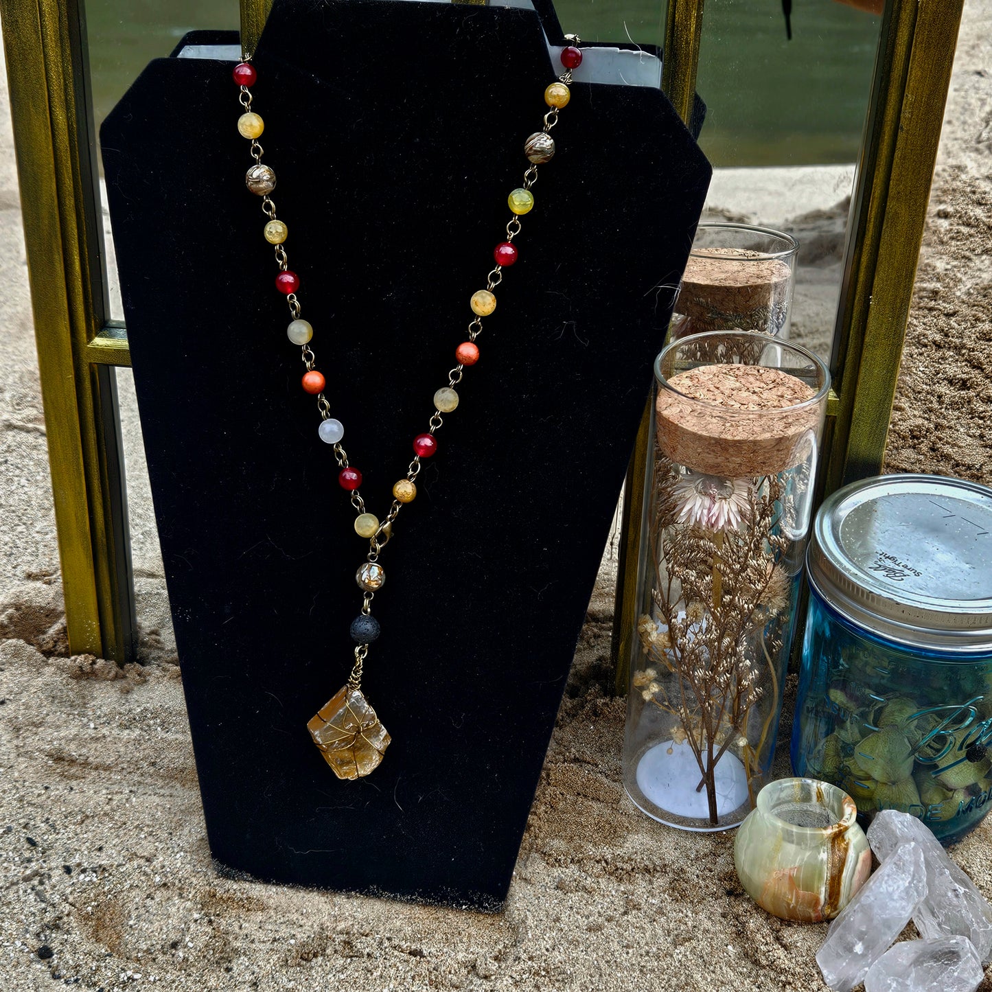 "Asal" Meditation Pendulum Necklace