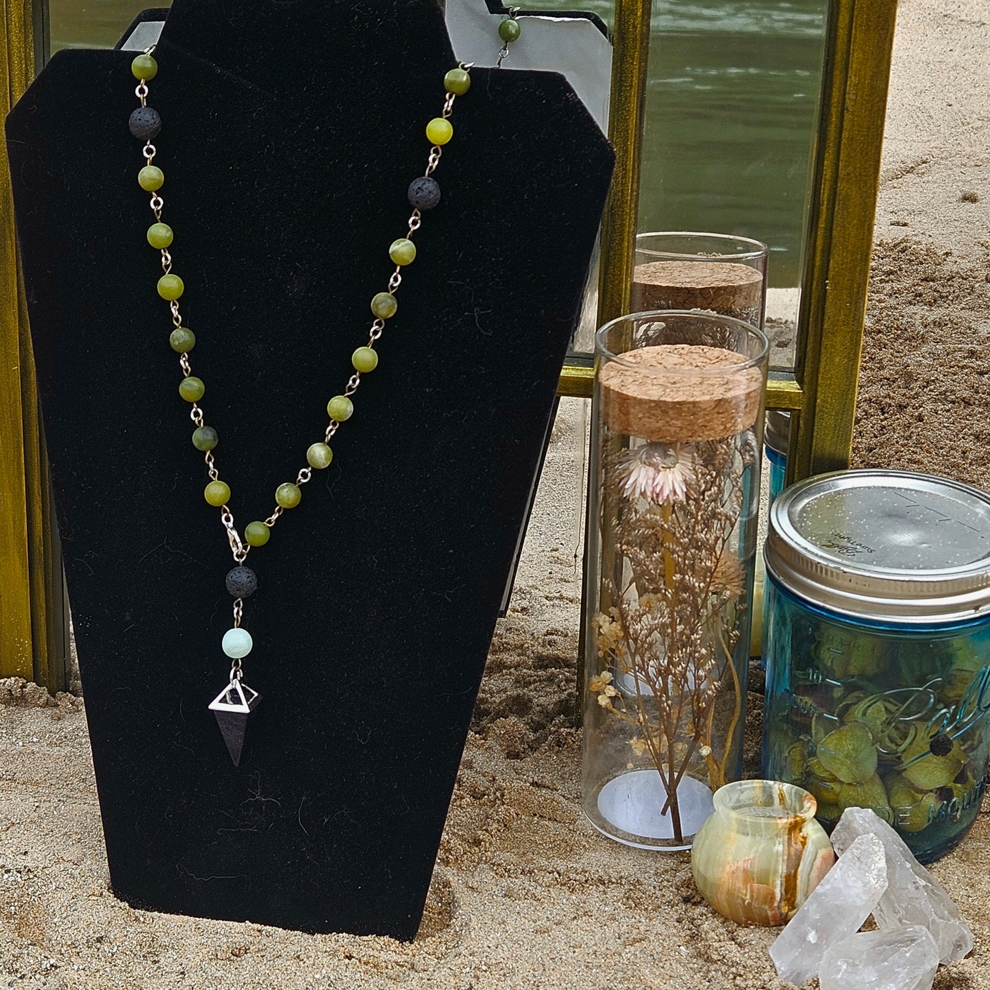 "Meadow" Meditation Pendulum Necklace