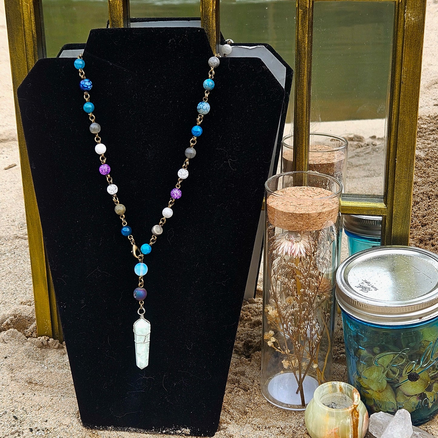 "Araceli" Meditation Pendulum Necklace