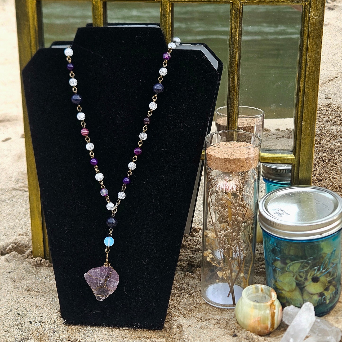 "Galaeth" Meditation Pendulum Necklace