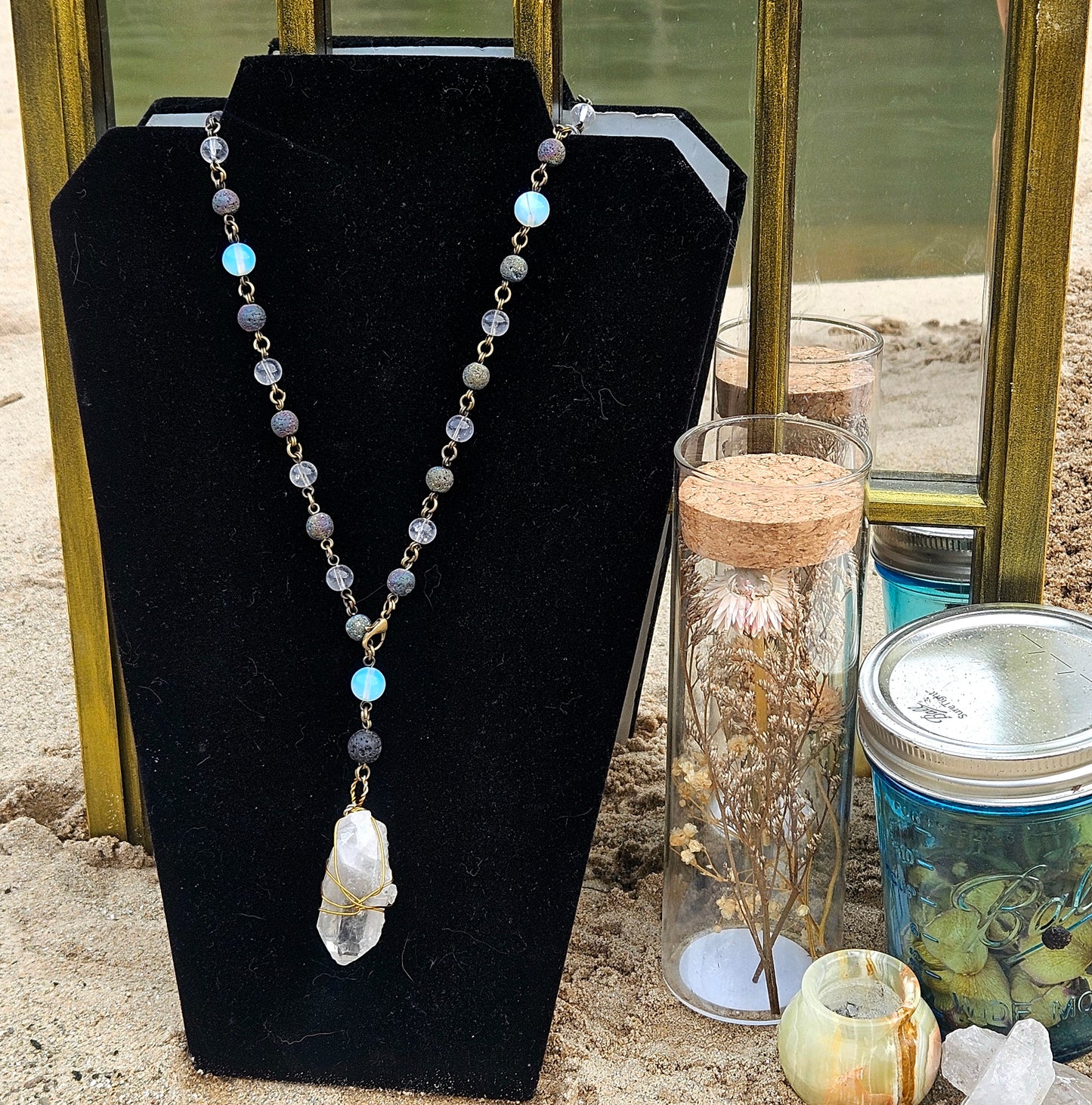 "Nova" Meditation Pendulum Necklace