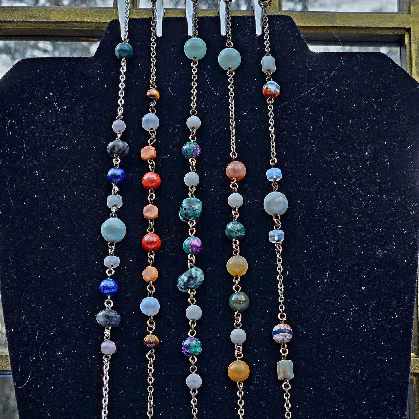 Natural Gem Clips