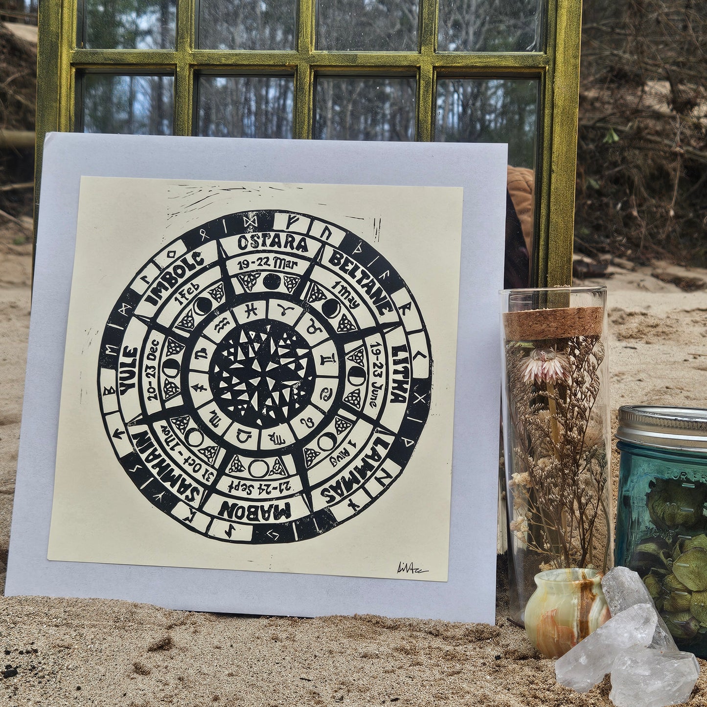Wheel of the Year Print