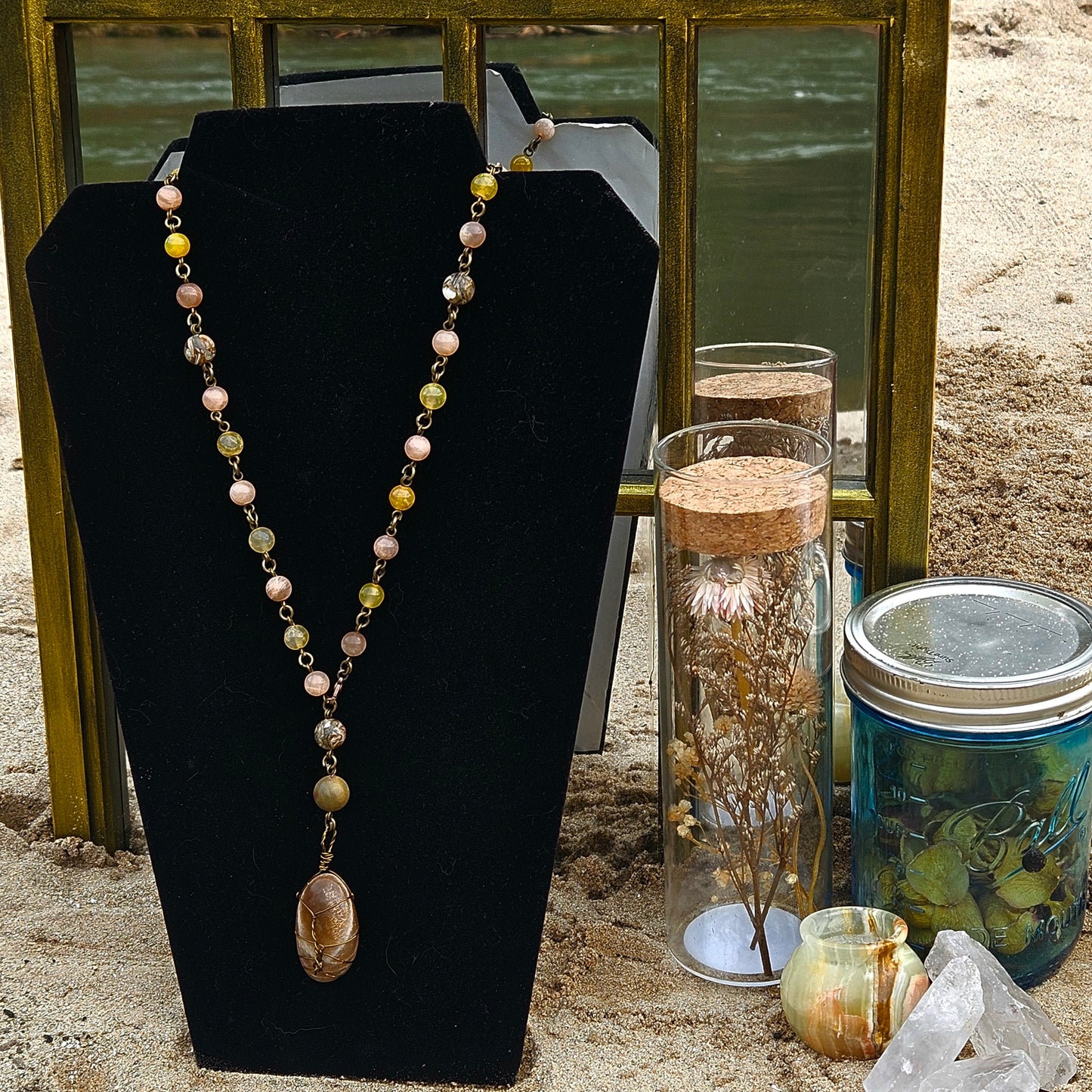 "Oriana" Meditation Pendulum Necklace
