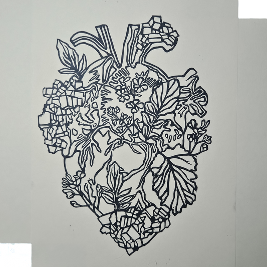 "Well Seasoned" Heart Print