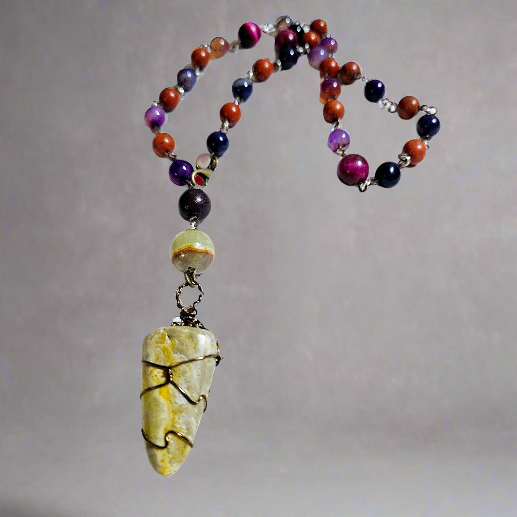 "Primavera" Meditation Pendulum Necklace