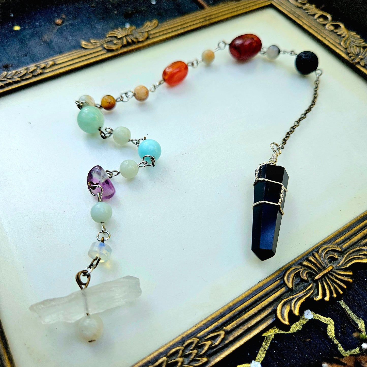 Beaded Chakra Pendulums