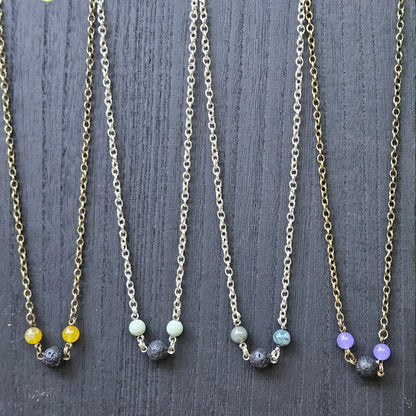 Lava Stone Diffuser Necklaces