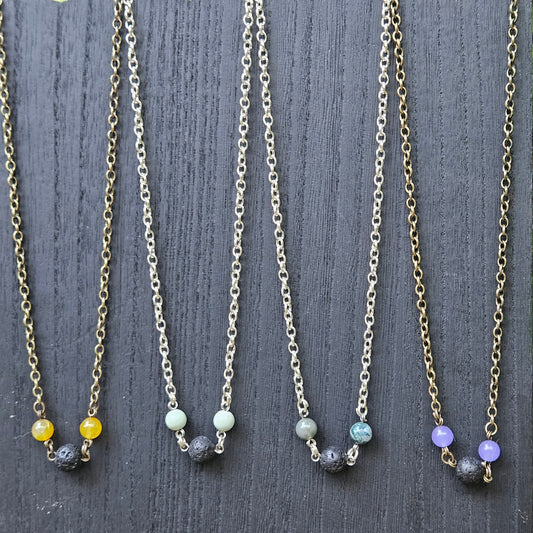 Lava Stone Diffuser Necklaces