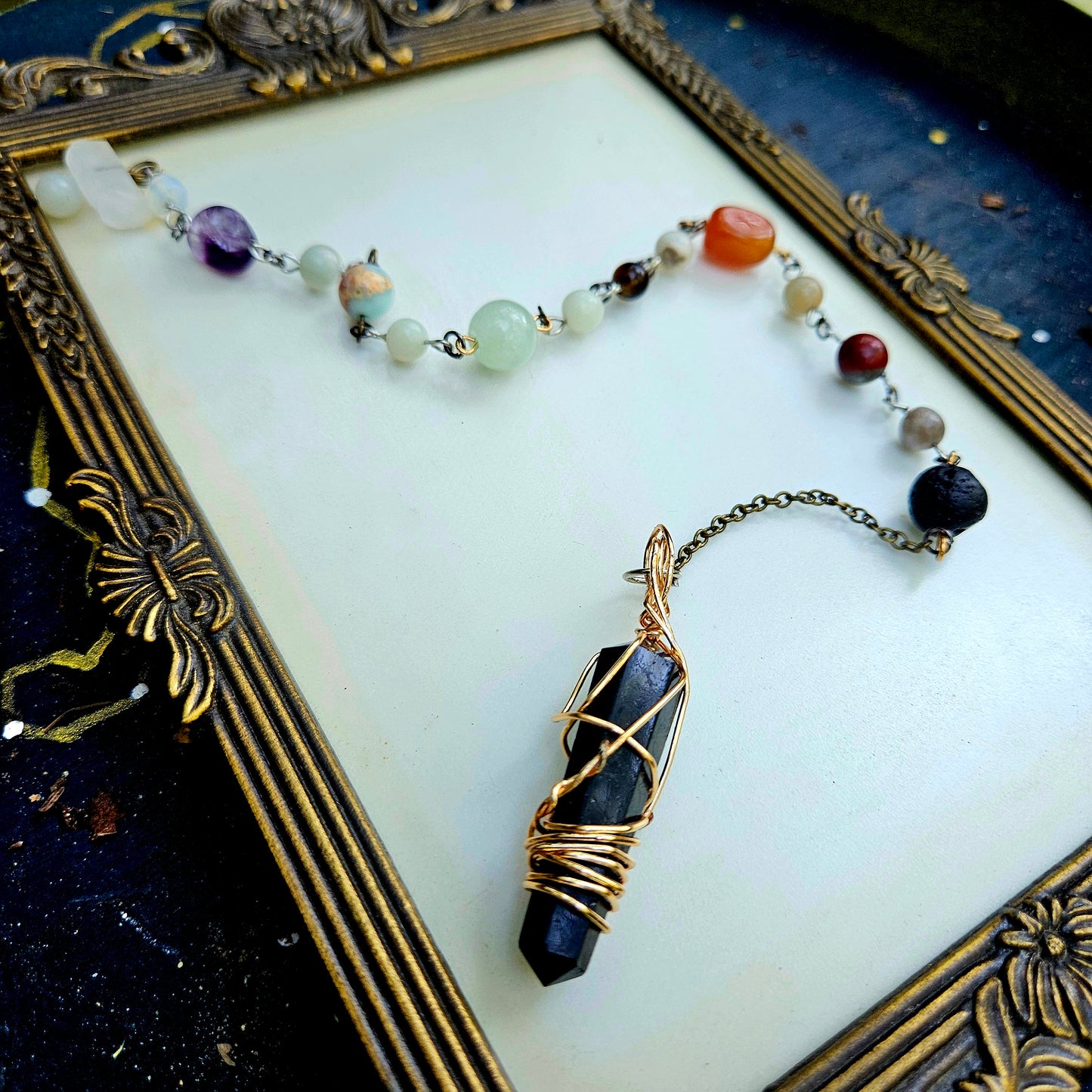 Beaded Chakra Pendulums