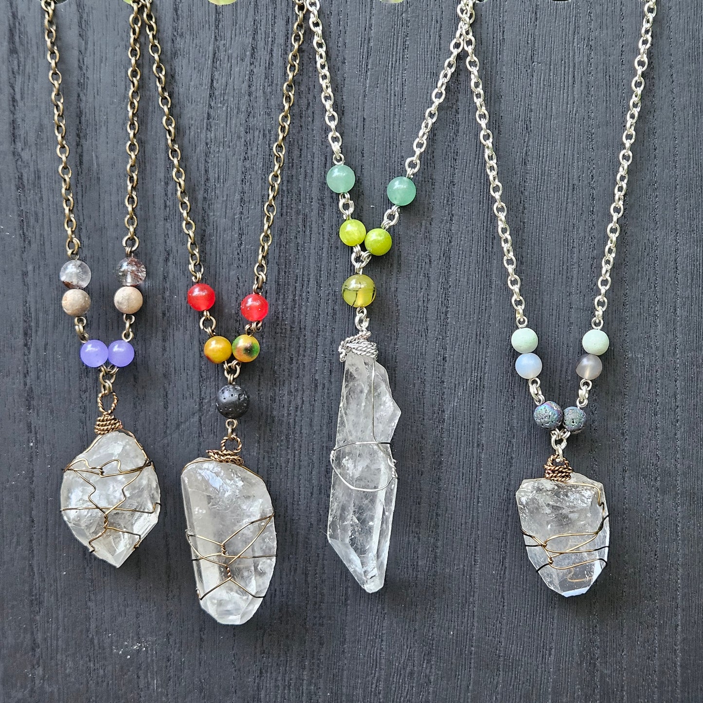 Quartz Chain Necklaces