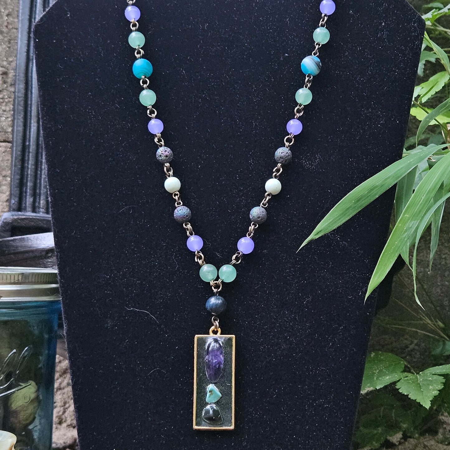 Resin Pendant Necklaces