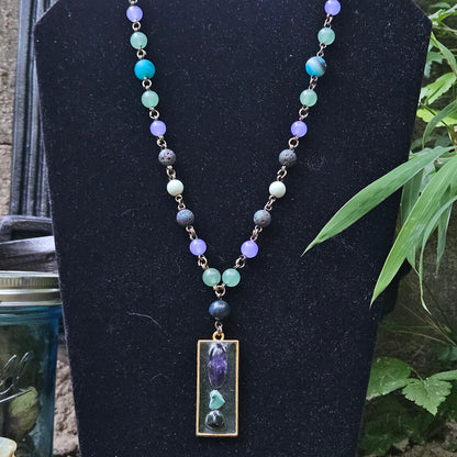 Resin Pendant Necklaces